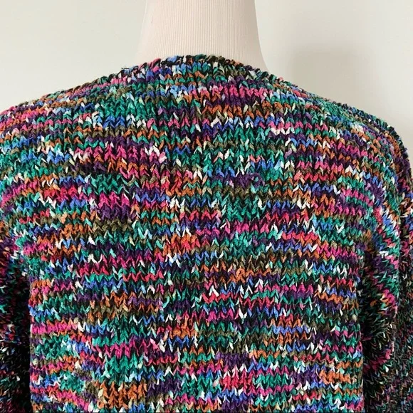 064 - Vintage C.S.T Studio Chenille Knit Sweater Top 22 - Picture 5 of 6